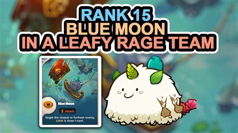 Rank Blue Moon In A Leafy Rage Team Axie Origins Top Rank