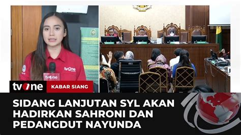 Ahmad Sahroni Dan Pedangdut Nayunda Jadi Saksi Di Sidang SYL Hari Ini