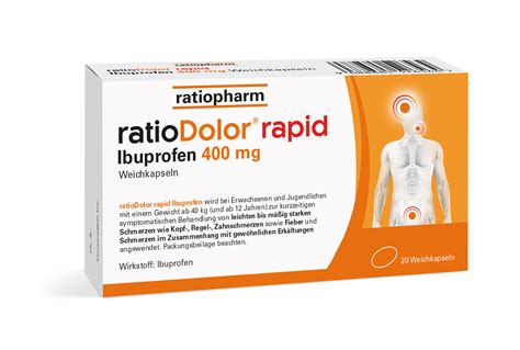 Ratiodolor Rapid Ibuprofen Mg Weichkapseln Deine Apotheke