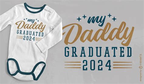 Daddy Graduation Pride T Shirt Design Vector Download