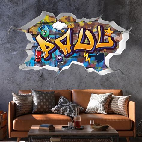 Tjapalo V78 Graffiti Wandtattoo Graffiti Name Wandtattoo Kinderzimmer