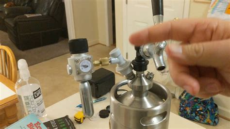 Force Carbonating 1 Gallon Homebrew Batch With A Mini Keg YouTube