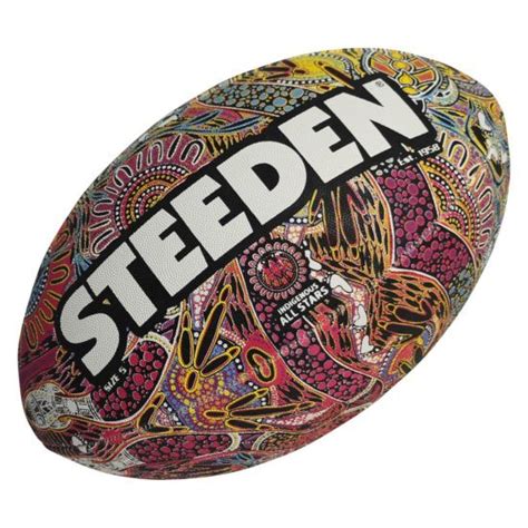 Steeden Nrl Indigenous All Stars Supporter Football For Sale