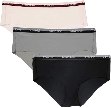 Calvin Klein Womens 3 Pack Hipster Underwear at Amazon Women’s Clothing ...