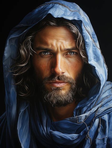 Premium Ai Image Portrait Of A Man Jesus Christ