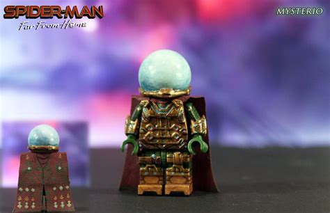 Custom Lego Spider Man Far From Home Mysterio Lego Spiderman Lego Custom Minifigures