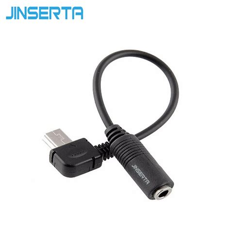 JINSERTA Gopro Microphone Adapter Mini USB to 3.5mm Microphone Adapter ...