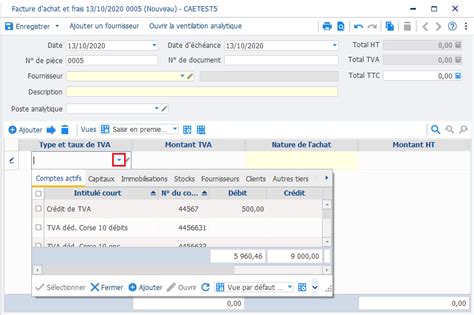 La Saisie Pratique Dans Ebp Comptabilit V Et Centre D Aide Ebp