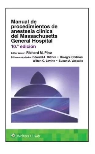 Manual De Anestesia Clinica Mebuscar M Xico