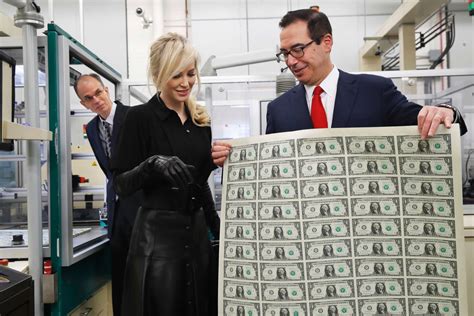 Treasury Secretary Steve Mnuchin Wife Cause Internet Sensation Posing