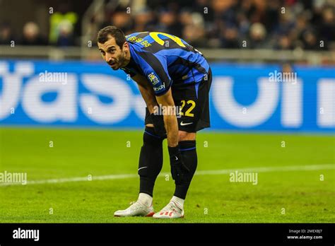 Henrikh Mkhitaryan Of Fc Internazionale In Action During Serie A