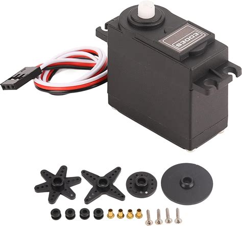 Plplaaoo Servo RC De Alto Par Servo Y Motor 2 En 1 S3003 RC Servo