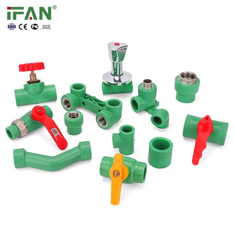 Ifan PPR Factory Support PPR Fitting Customized 20mm 110mm Size