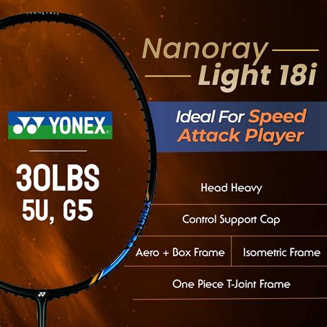 Yonex Original Badminton Racket Nanoray Light I Astrox Lite I