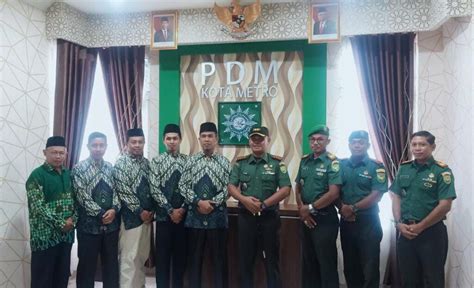 Kodim Km Sambangi Pdm Kota Metro Pimpinan Daerah Muhammadiyah