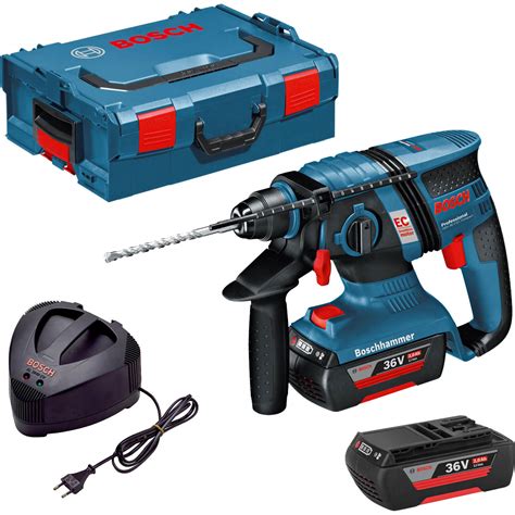 Bosch Gbh V Ec V Cordless Sds Plus Hammer Drill With L Boxx