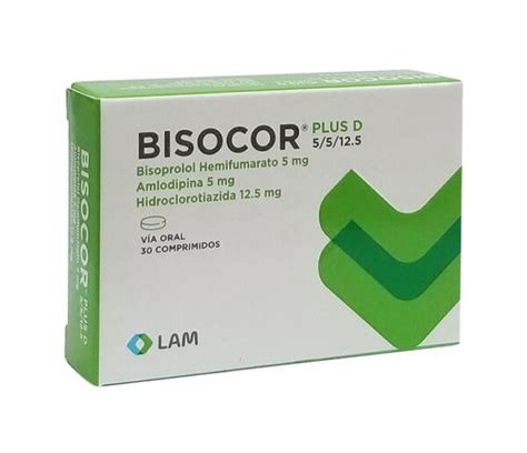 Bisocor Plus D 5 5 12 5Mg Comprimidos FarmaciaRD