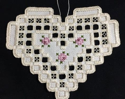 Ornament Hardanger Embroidery Etsy Hardanger Embroidery Embroidery