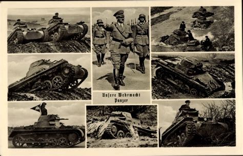 Ansichtskarte Postkarte Deutsche Wehrmacht Panzer Akpool De