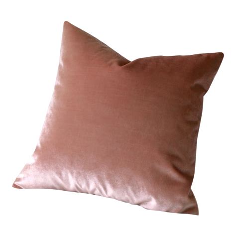 Silk Blush Velvet Pillow Chairish