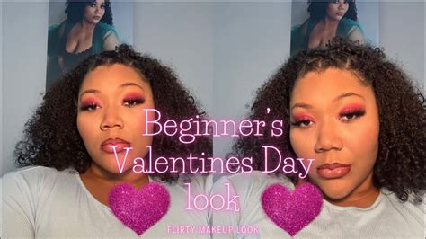 Beginner Friendly Valentine’s Day Makeup Look Flirty And Fun Makeup Look Youtube