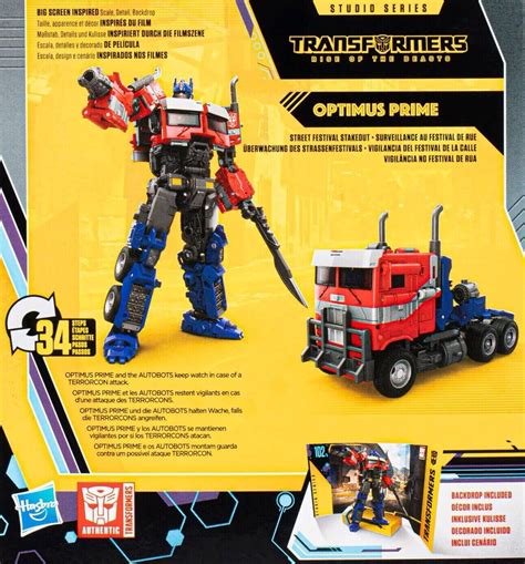 HASBRO TRANSFORMERS STUDIO SERIES 102 BB BUZZWORTHY BUMBLEBEE OPTIMUS