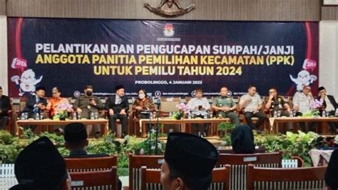 Sebanyak Anggota Ppk Pemilu Di Jawa Timur Dilantik Serentak