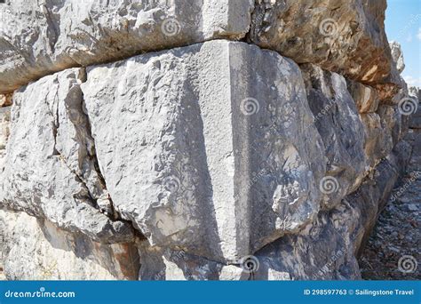 The Cyclopean Walls Of Daorson Outside Of Stolac Bosnia And