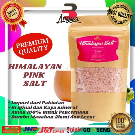 Jual 1 KG GARAM HIMALAYA ORIGINAL HIMSALT HIMALAYAN PINK SALT ASLI