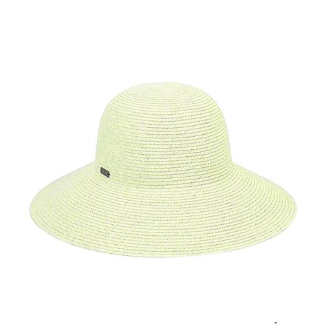 WIDE BRIM PACKABLE STRAW HAT LEMON Proper Topper