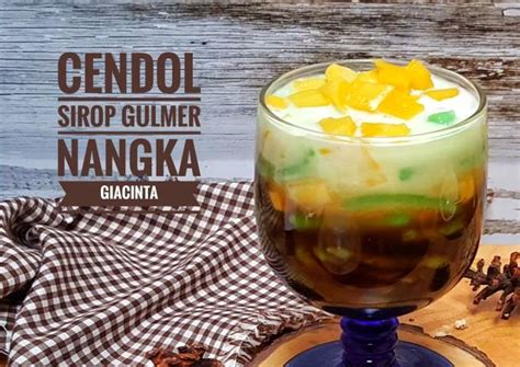 Resep Es Cendol Sirop Gula Merah Nangka Kamis Manis Oleh Giacinta