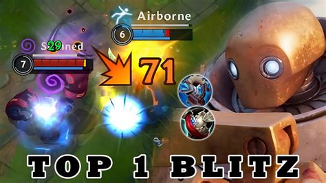 Wild Rift Blitzcrank Gameplay Top 1 Blitzcrank Gameplay Rank