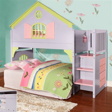 Donco Kids Donco Kids Doll House Twin Loft Bed & Reviews | Wayfair