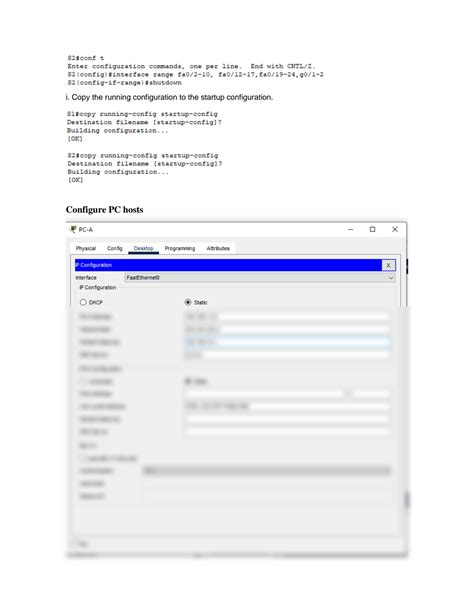 SOLUTION Lab Configuring Vlans And Trunking Studypool