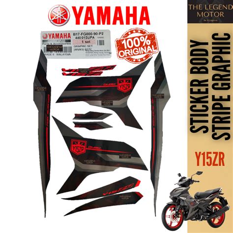 Y15ZR Y15 ZR YSUKU STICKER BODY STRIPE GRAPHIC COMPLETE MNM3 B17 FG000