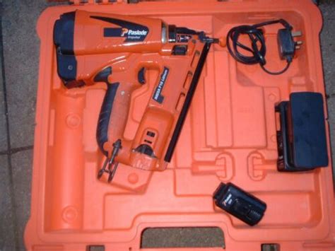 PASLODE IM65A F 16 2ND FIX 16G ANGLED BRAD FINISHING NAILER KIT EBay