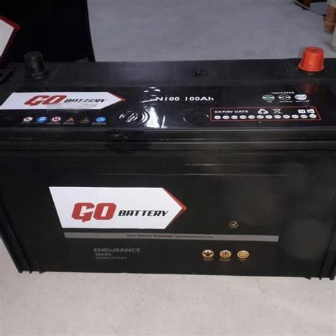 Jual Aki N100 GO Battery 12v 100ah Untuk Truck Bus Kapal Taft GT