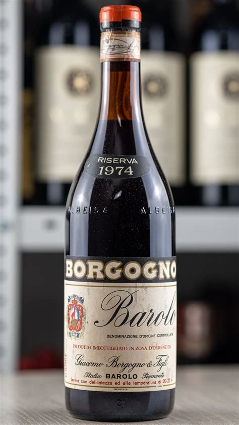 Вино Barolo Pippione 1974 года урожая, Италия