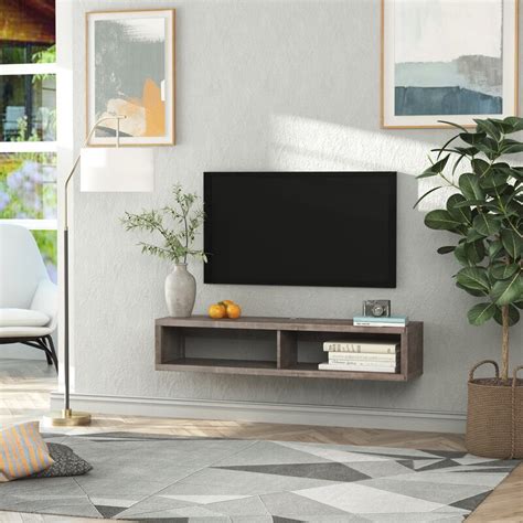 Ebern Designs Meuble télé flottant pour téléviseur de 50 po ou moins