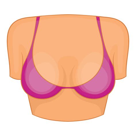 Woman Breast Icon Cartoon Style 14680186 Vector Art At Vecteezy