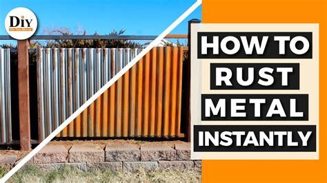 Rust Metal Instantly How To Rust Steel Instantly Won T Work On Galvanized Youtube