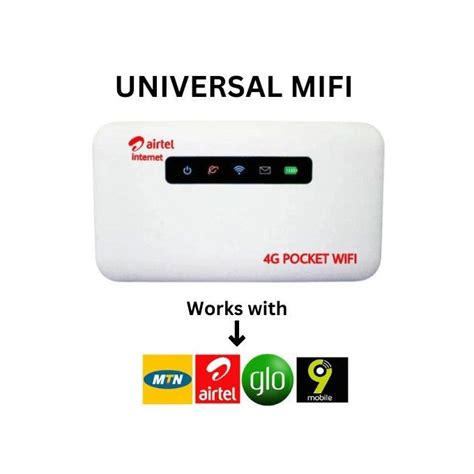 Airtel 4g Universal Mifi Internet Hotspot Plus Lan Port And 5gb Data