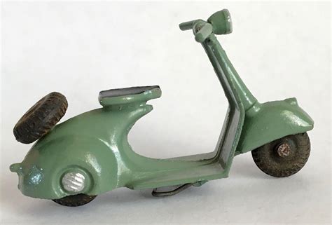 Rare S Moko England Grey Pop Pop Scooter Box Rider Lesney Dinky