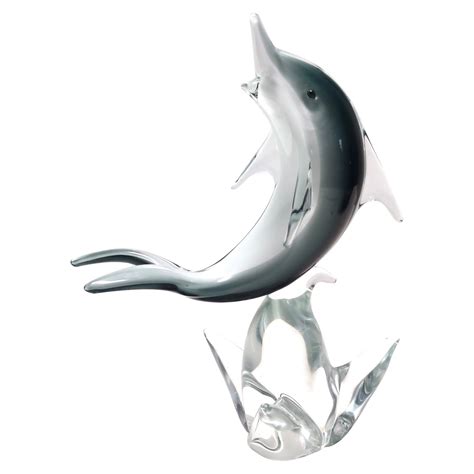 Unique Murano Dolphin Shaped Decanter At 1stdibs