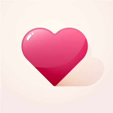 Cute Red Love Icon Vector Illustration 16545746 Vector Art At Vecteezy