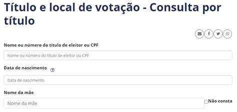 Eleições 2022 Saiba como consultar seu local de votação e sua seção