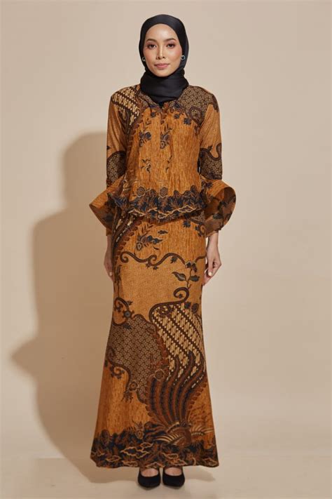 Kebaya Peplum Batik Kaisara Code Ks Habra Haute