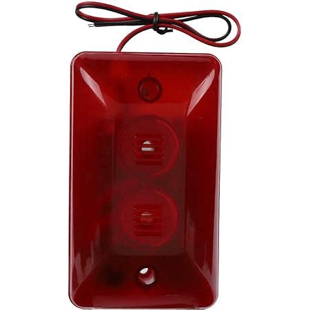 V W Wired Strobe Siren Sound And Light Alarm System Sound Alarm