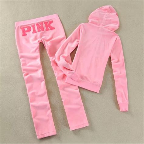 Victorias Secret Pink Tracksuit Y2k Cyber Y2k Comfy Velour Etsy