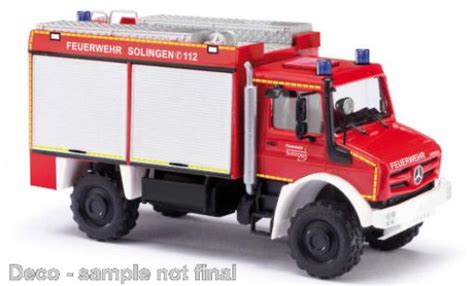 Miniature Mercedes Unimog Schuco U Rouge Mit Anh Nger Und